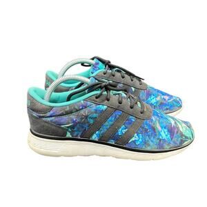 🩵 Adidas Women’s 8.5 Holographic Reflective Running Sneakers – 90s Y2K Vibes
